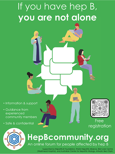 HepBcommunity poster green