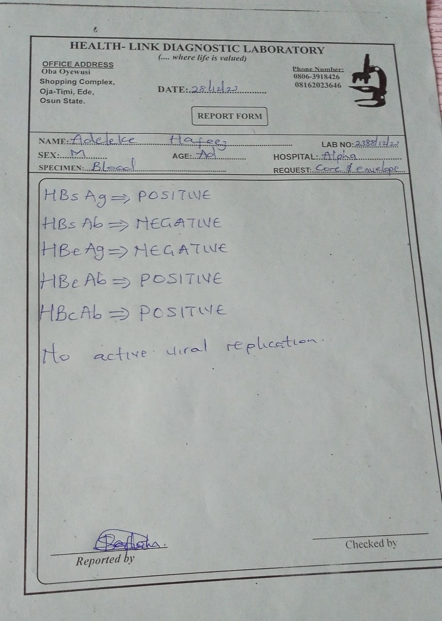 I was recently diagnosed and tested for Hepatitis B - Virtual Meets ...